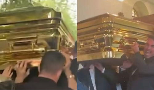 Frank Thompson fue cargado por un auto Rolls-Royce de lujo y enterrado con un ataúd dorado