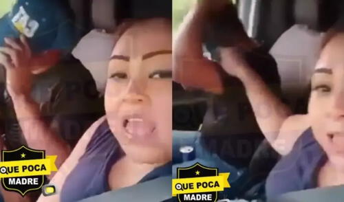 La mujer llena de furor le refuta al hombre: "No te escondas mi amor, no te escondas". Foto: composición LR/X La mujer llena de furor le refuta al hombre: "No te escondas mi amor, no te escondas"