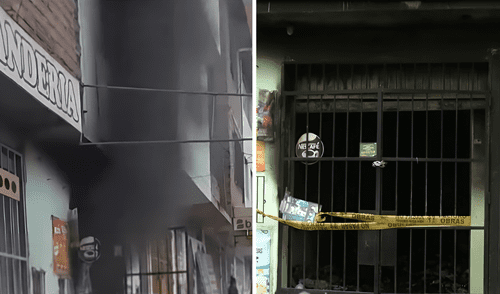 Llamas consumieron local ubicado en la avenida 6 de octubre, VES. Foto: Composición LR/24 Horas Llamas consumieron local ubicado en la avenida 6 de octubre, VES.