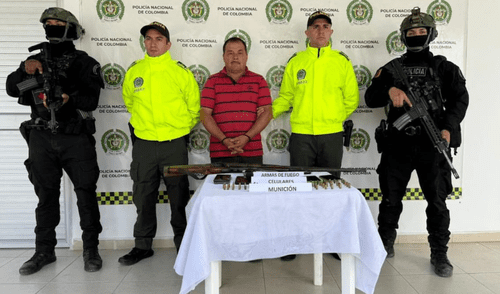 Captura de Mono Luis, clave en el narcotráfico del EMC fue capturado por la policía colombiana. Foto: Policia Nacional Colombia - FARC - Mono Luis