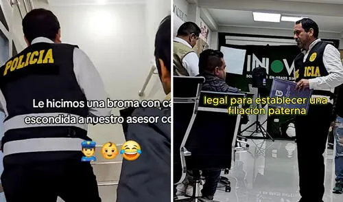 Trabajadores peruanos realizan épica broma a su jefe con falsa demanda de paternidad.