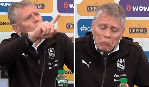Paulo Autuori no estuvo de acuerdo con la pregunta de un periodista tras el empate de Sporting Cristal. Foto: composición LR/Inka Digital TV Paulo Autuori pierde los papeles con periodista y tilda a la Liga 1 como torneo de aficionados