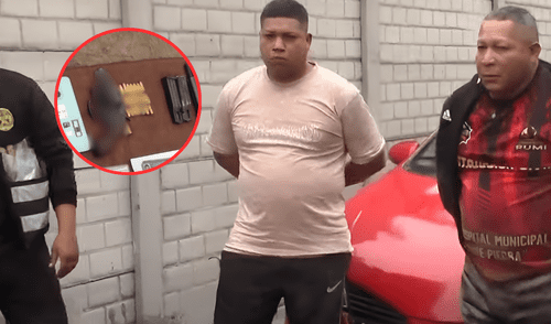 Policía halló armas y municiones durante operativo.