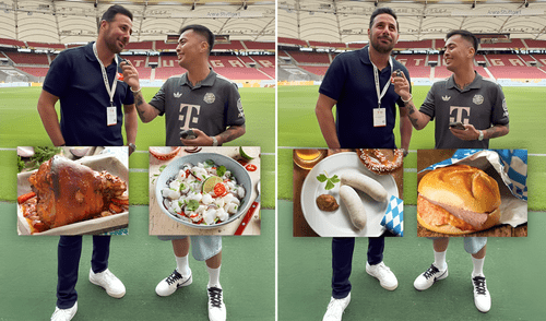 Claudio Pizarro participó en una divertida dinámica gastronómica con el tiktoker alemán Viet Chau.