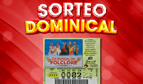 Los resultados del Sorteo Dominical constan de números y letras. Los resultados del Sorteo Dominical constan de números y letras.