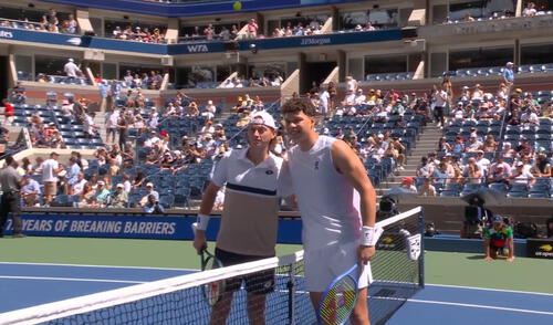 Buse sorprendió en el US Open 2025 con un buen tenis ante Shelton.