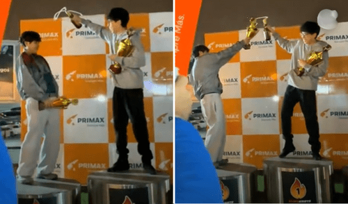 Sacha explota contra joven por arrojarle champagne