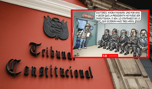 Carlincatura expone la decisión de magistrados del TC y autoridades que avalaron cuando años atrás tenían otra posición. Foto: composición LR Carlincatura expone la decisión de magistrados del TC y autoridades que avalaron cuando años atrás tenían otra posición.