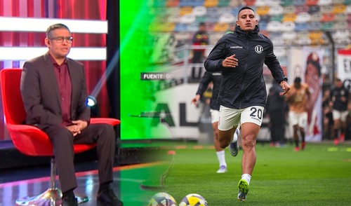 Erick Osores se mostró en desacuerdo con la convocatoria de Alex Valera. Foto: composición LR/captura Fútbol en América/Universitario de Deportes