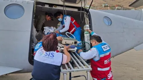 Minsa alcanzó 107 traslados aeromédicos a pacientes en estado crítico y desde las zonas más alejadas del país.