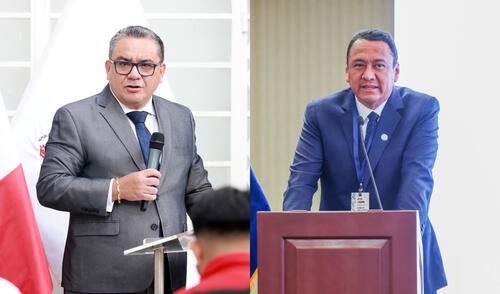 Ángel Manero marcó distancia de la propuesta que inicialmente promovió Juan José Santiváñez. Foto: composición LR.