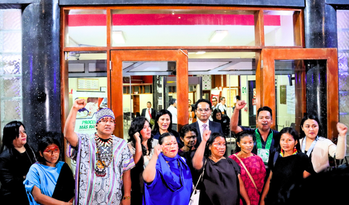 Sentencia Caso Saweto: Corte Superior de Justicia de Ucayali falló a favor de las viudas. Foto: Aidesep.