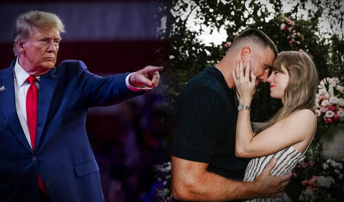 El presidente Donald Trump felicitó a Taylor Swift por su compromiso con Travis Kelce, pese a tener diferencias en el pasado.