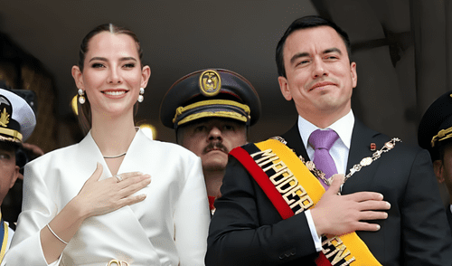 Daniel Noboa - Lavinia Valbonesi - Ecuador - Yaku Pérez