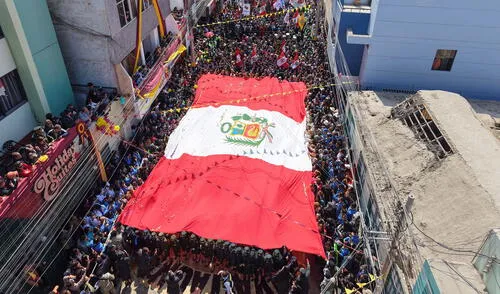 Tacneños demostraron peruanidad a pesar de desplante del Ejecutivo. Foto: Liz Ferrer - La República.