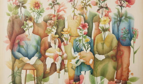 De serie "Ciencias naturales" de Gonzalo García Callegari. Acrílico sobre tela. Imagen: Difusión. De serie "Ciencias naturales" de Gonzalo García Callegari. Acrílico sobre tela. Imagen: Difusión.