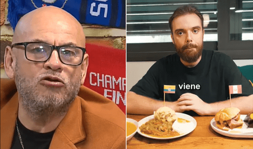 Mr. Peet pide a la gente que vote por el pan con chicharrón en su duelo contra el encebollado ecuatoriano.