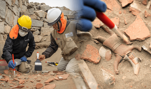 La pieza es una representación de los guerreros en combate. Foto: Jazmin Ceras/LR/Ministerio de Cultura