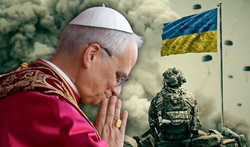 El sumo pontífice implora por la paz en Ucrania.