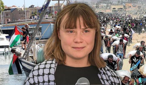 Greta Thunberg intentará romper el bloqueo israelí en Gaza.