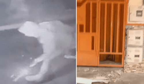 Encapuchado detonó explosivo en fachada de la vivienda.