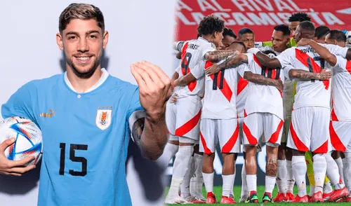 Federico Valverde habló sobre el próximo partido de Uruguay contra Perú. Foto: composición LR/ FIFA/difusión