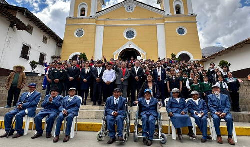La I Feria Itinerante de Acceso a la Justicia se inauguró en la Plaza de Armas de Cajabamba. Fuente: Difusión.