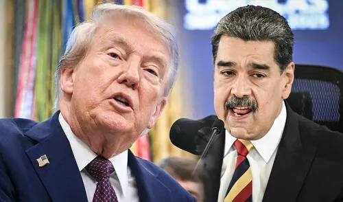 Donald Trump confirmó un "ataque letal" contra una embarcación venezolana vinculada al Tren de Aragua en el Carib. Foto: composición LR/AFP Estados Unidos hunde barco de Venezuela HOY EN VIVO: Donald Trump confirma muerte de 11 narcoterroristas