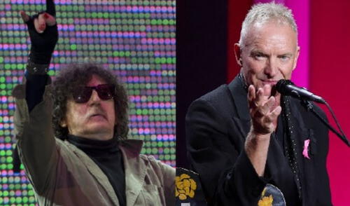Charly García y Sting.