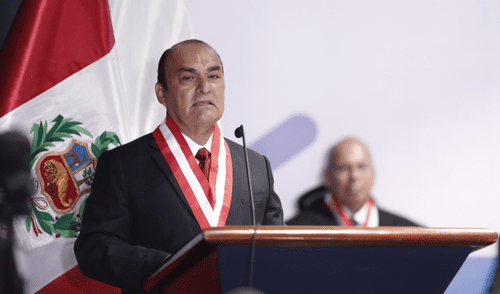 Presidente de la JNJ, Gino Ríos, afrontará un pedido de vacancia por sentencias de violencia familiar. Foto: Marco Cotrina / LR Gino Ríos