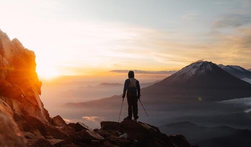 Su hazaña se retrata en el documental “La Trilogía de los Volcanes”. Fuente: Difusión. Su hazaña se retrata en el documental “La Trilogía de los Volcanes”. Fuente: Difusión.