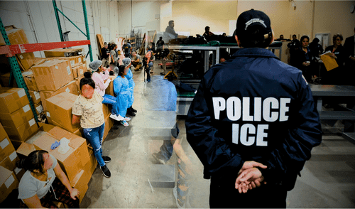 Agentes del Servicio de Inmigración y Control de Aduanas (ICE) arrestaron a 10 inmigrantes indocumentados con antecedentes penales en California. Foto: composición LR