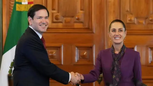 Marco Rubio tuvo una reunión con Claudia Sheinbaum en México, de cara a la colaboración entre ambos países para un mejor