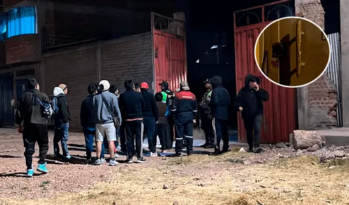 Los delincuentes forcejearon la chapa de una vivienda ubicada en la urbanización Alexander para ingresar a robar, pero fueron sorprendidos por vecinos de la zona. Foto: Composición LR / Cortesía