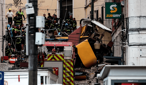 Funicular se descarrila en Lisboa, deja al menos 15 muertos y 18 heridos, según autoridades locales