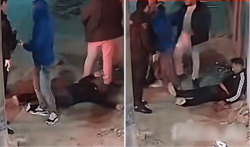 Policía noquea a hombre que supuestamente lo insulto.