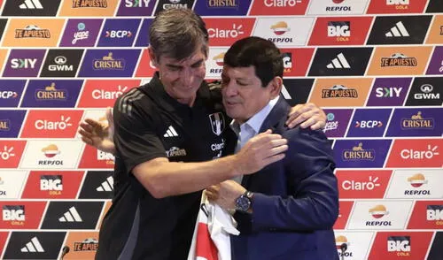 Óscar Ibáñez y Agustín Lozano se reunieron antes de viajar a Uruguay. F