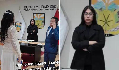 Momento insólito en matrimonio se viralizó en TikTok. Tensión en boda civil por olvido de documento de identidad de la novia
