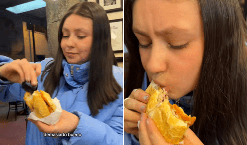 pan con chicharrón, mundial de desayunos de ibai, Perú, chilena prueba pan con chicharrón
