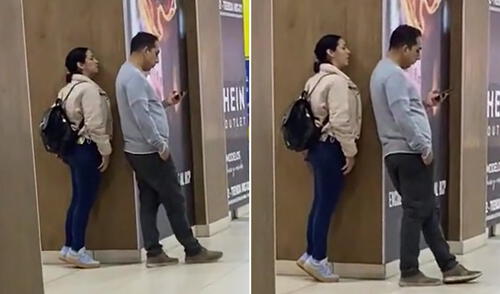 Captan a mujer espiando el celular de su pareja