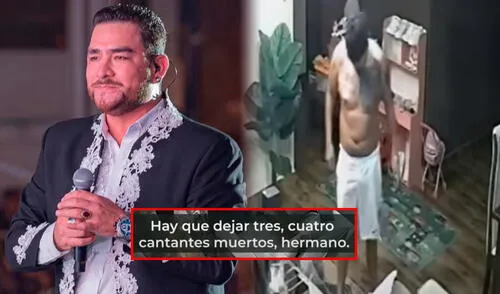 Los audios revelan que alias el 'Monstruo' coordinaba los ataques contra los artistas peruanos. Foto: Composición LR