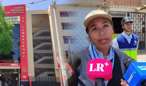 Castañeda Sánchez fue trasladada a la carceleta de la Corte Superior de Justicia de Lambayeque. Foto: Composición LR / Emmanuel Moreno, La República
