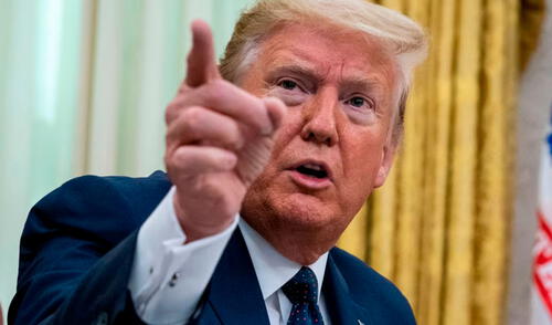 Donald Trump realizó esta advertencia en la plataforma Truth Social. Foto: AFP