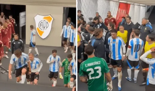 Se filtró un video donde se ve a Lionel Messi increpando a Tomás Rincón. Foto: composición LR/ difusión