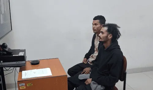 Pese a intentar escapar, los agresores fueron capturados por la policía en la urbanización 21 de abril. Fuente: Difusión.