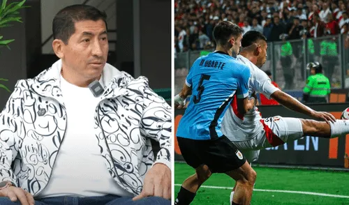 Johan Fano salió en defensa de Luis Ramos tras el partido de Perú vs Uruguay. Foto: composición LR/captura de YouTube/Luis Ramos