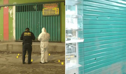 Disparos también afectaron puesto dentro del centro de abastos.