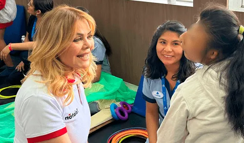 Gisela Valcárcel sorprende al llegar a Arequipa para impulsar la Teletón 2025
