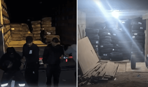 Sujetos usaban un casa como almacén clandestino.