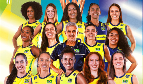 Brasil llegó hasta el quinto set para imponerse a Japón. Foto: X/Brasil Brasil ganó 3-2 a Japón y se quedó con el tercer lugar del Mundial de Vóley Femenino 2025